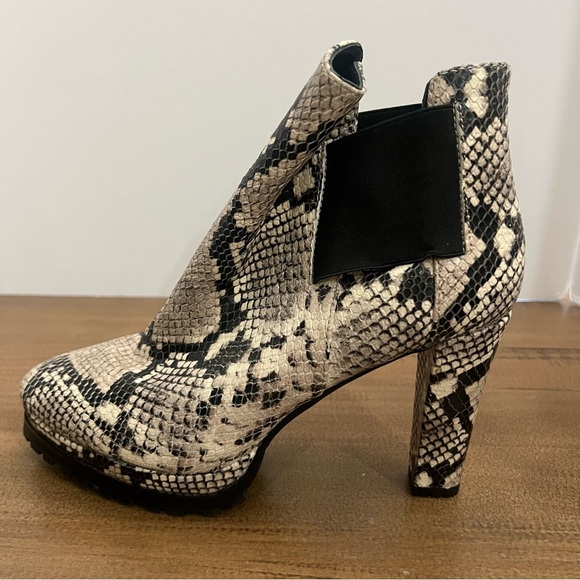 All Saints Sarris Snakeskin Bootie 40 - Picture 9 of 15